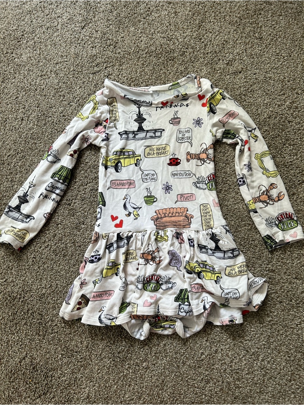 Posh Peanut Friends Twirl Dress